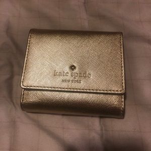 Gold Kate Spade Wallet
